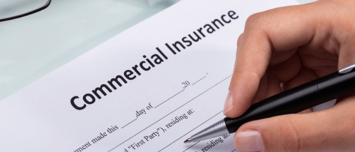 Commercial insurance document