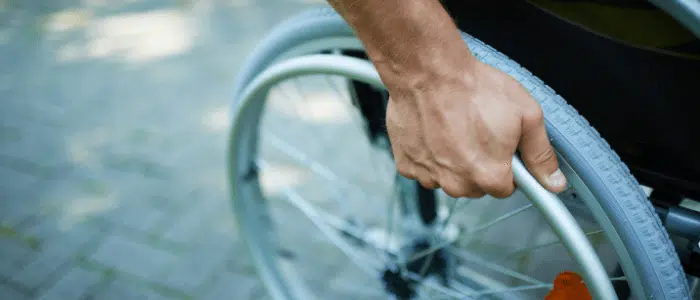 Person in wheelchair